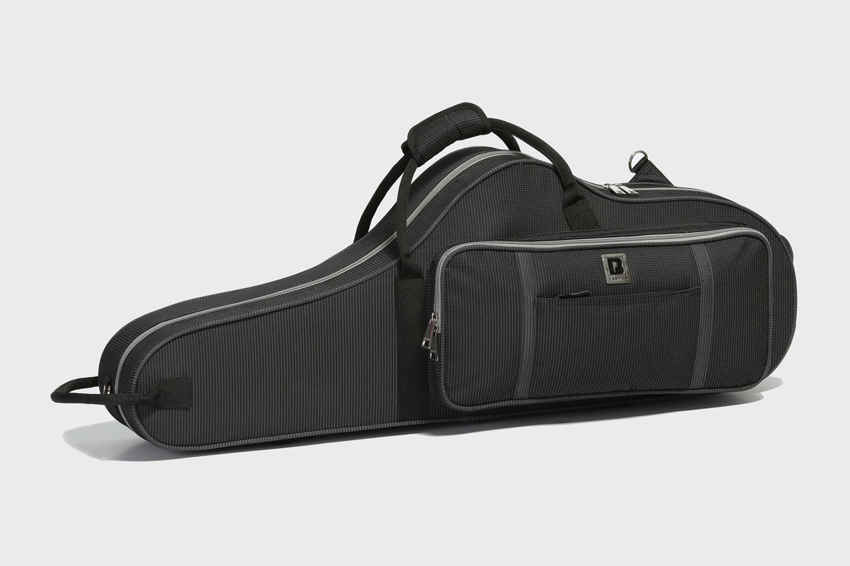 Wooden Curved Tenor saxophone case - Orchestra Style