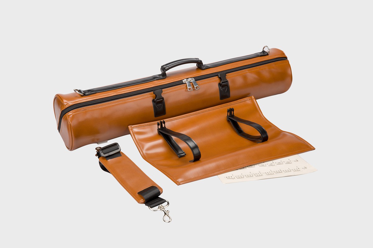 Cylindrical Soprano case Brown - Royal Style